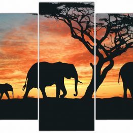 Mural de elefantes