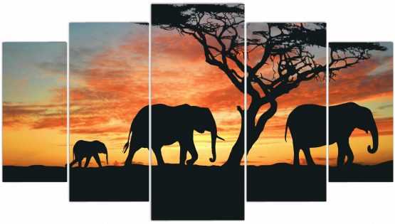 Mural de elefantes