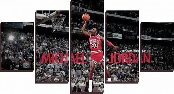 Murales en Madera Michael Jordan