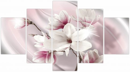 Murales flores magnolias