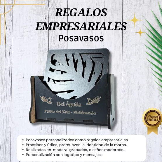 Regalos empresariales , posavasos personalizados