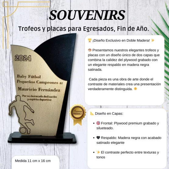 Trofeos Clubes de footbol fin de cursos, regalos fin de año