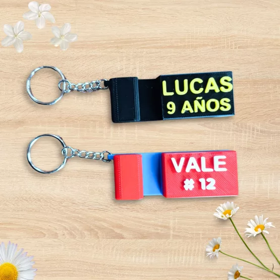 Llaveros Personalizados Portacelulares Dos colores - Imagen 2