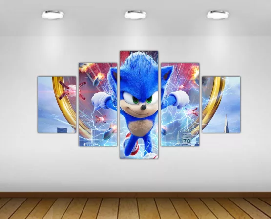 Mural Cuadro Sonic